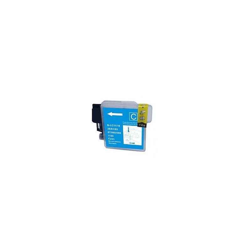 Brother LC980C LC1100C cyan compatible