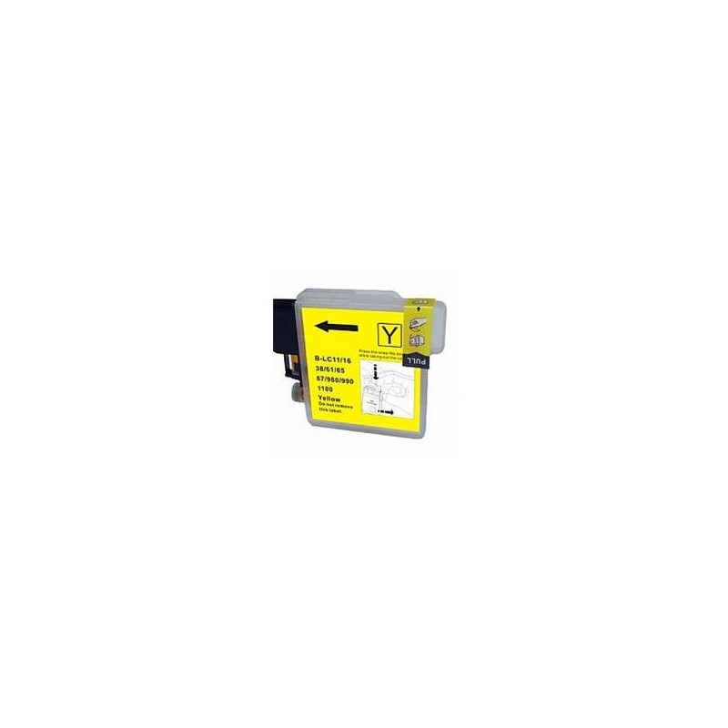 Brother LC980Y LC1100Y amarillo compatible Brother LC980Y LC1100Y amarillo compatible