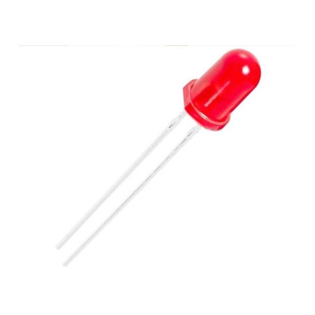 Diodo LED Rojo 5MM 2V