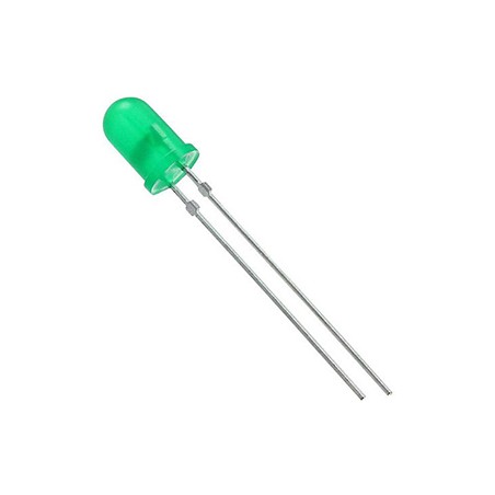 Diodo LED Verde 5MM 2V