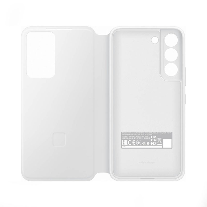 Funda Samsung S22 Clear View Blanca Original Funda Samsung S22 Clear View Blanca Original