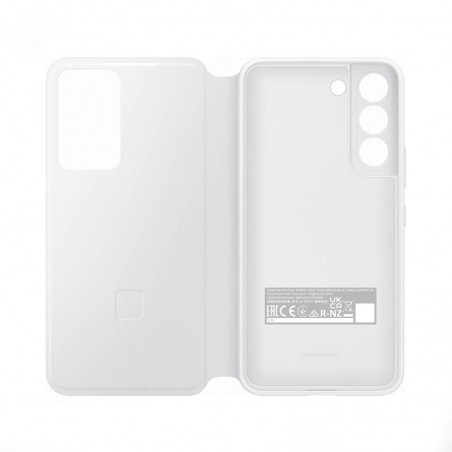 Funda Samsung S22 Clear View Blanca Original