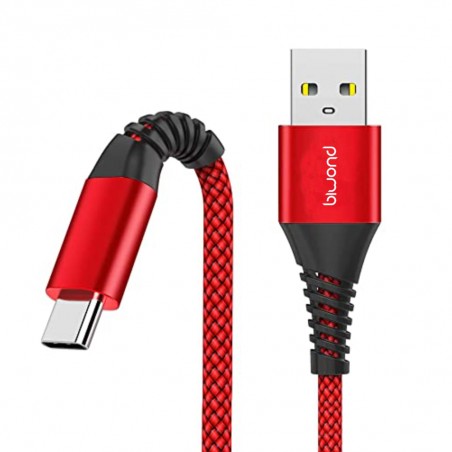 Cable USB Tipo C 1M Anti Rotura
