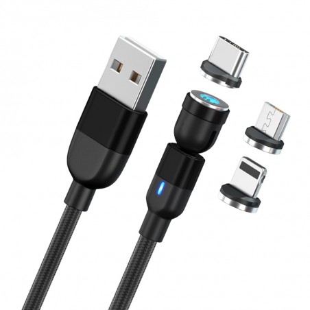 Cable USB tipo C magnético
