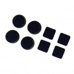 Tapones de Goma / Cubre Tornillos para New Nintendo 3DS XL – Color Negro