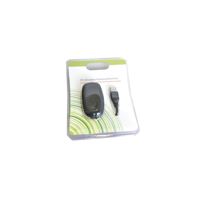Adaptador Inalámbrico para Mando Xbox 360 a PC – Receptor USB Negro