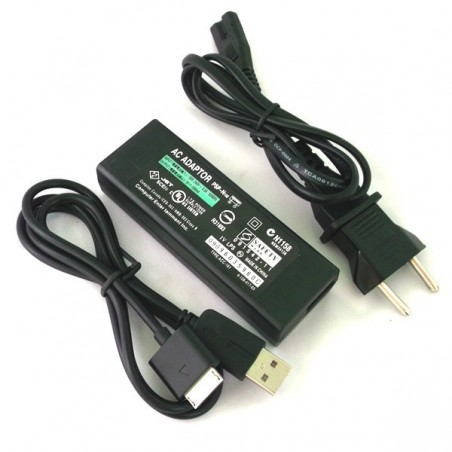 Cargador PSP Go y cable datos PSP Go